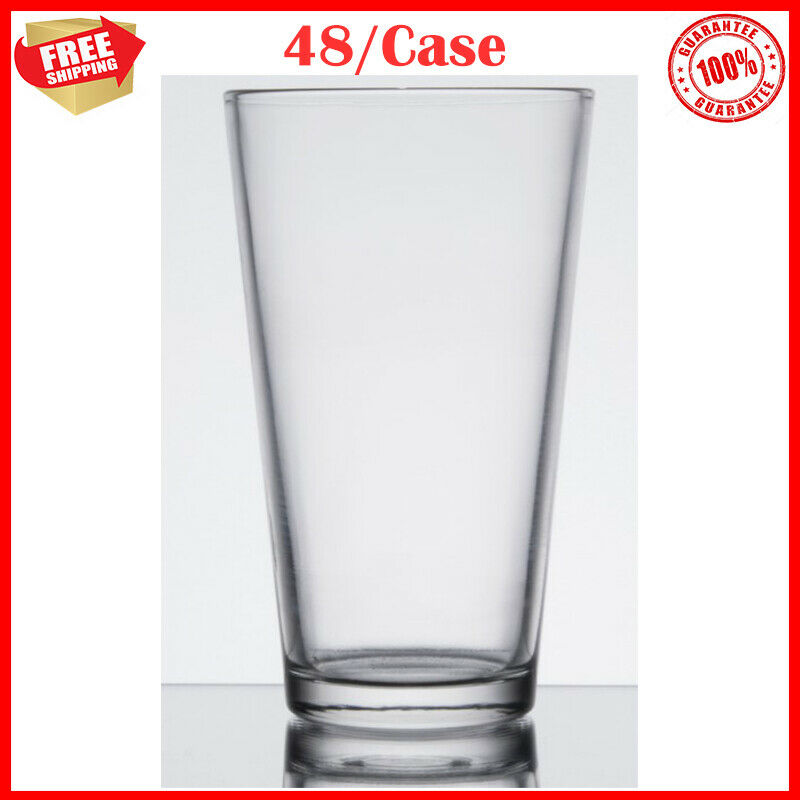 (48/Case) 16 Oz. Restaurant Bar Mixing Glass Classic American Style ...