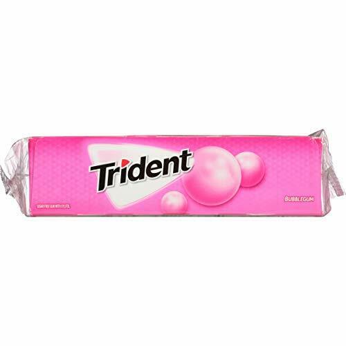 Trident Bubblegum Sugar Free Gum 12 Packs Of 14 Pieces 168 Total Pieces