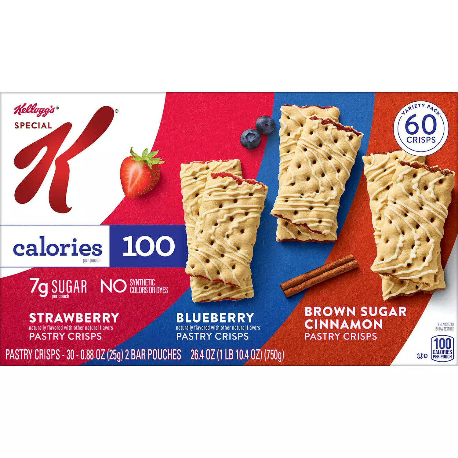 Kellogg S Special K Pastry Crisps Variety Pack Ct