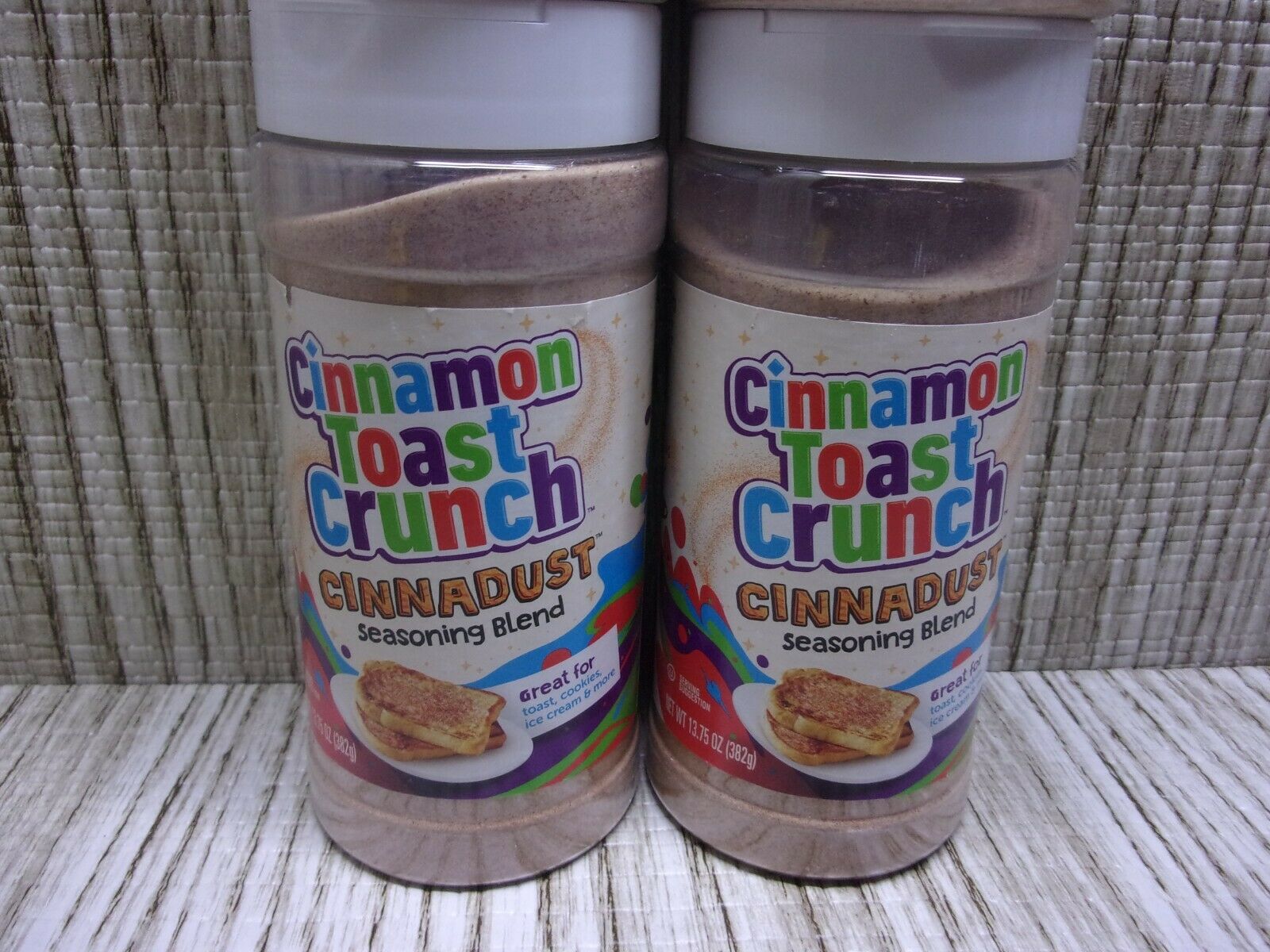 (LOT OF 4) Cinnamon Toast Crunch CINNADUST Seasoning Blend (13.75 Oz Each)