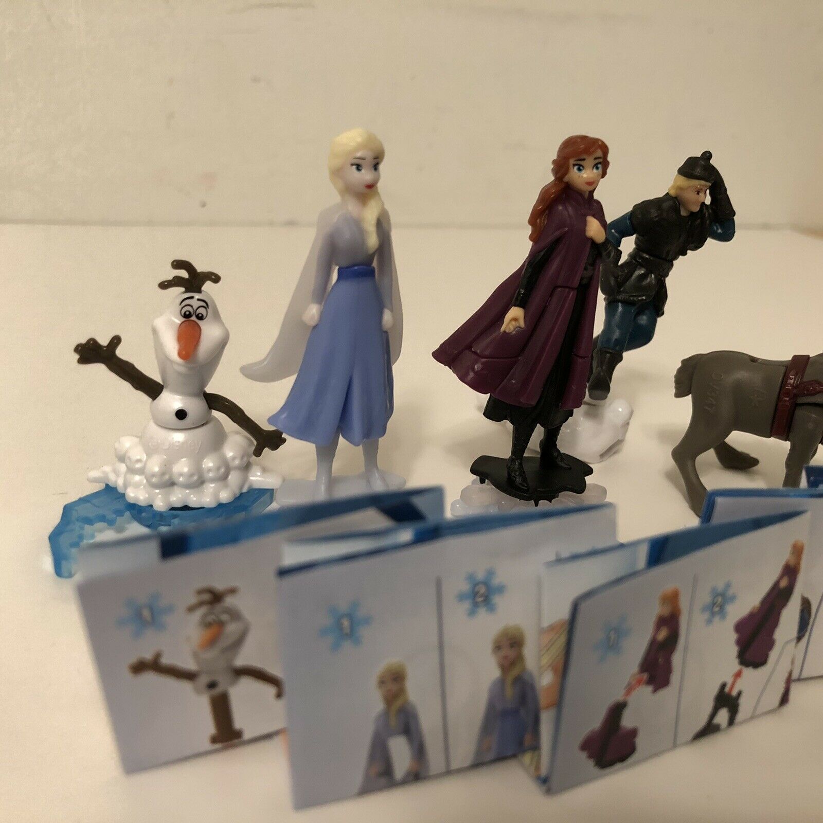 Frozen 2 II Disney Kinder Joy Eggs Toys Set Of 5 Olaf Elsa Anna ...