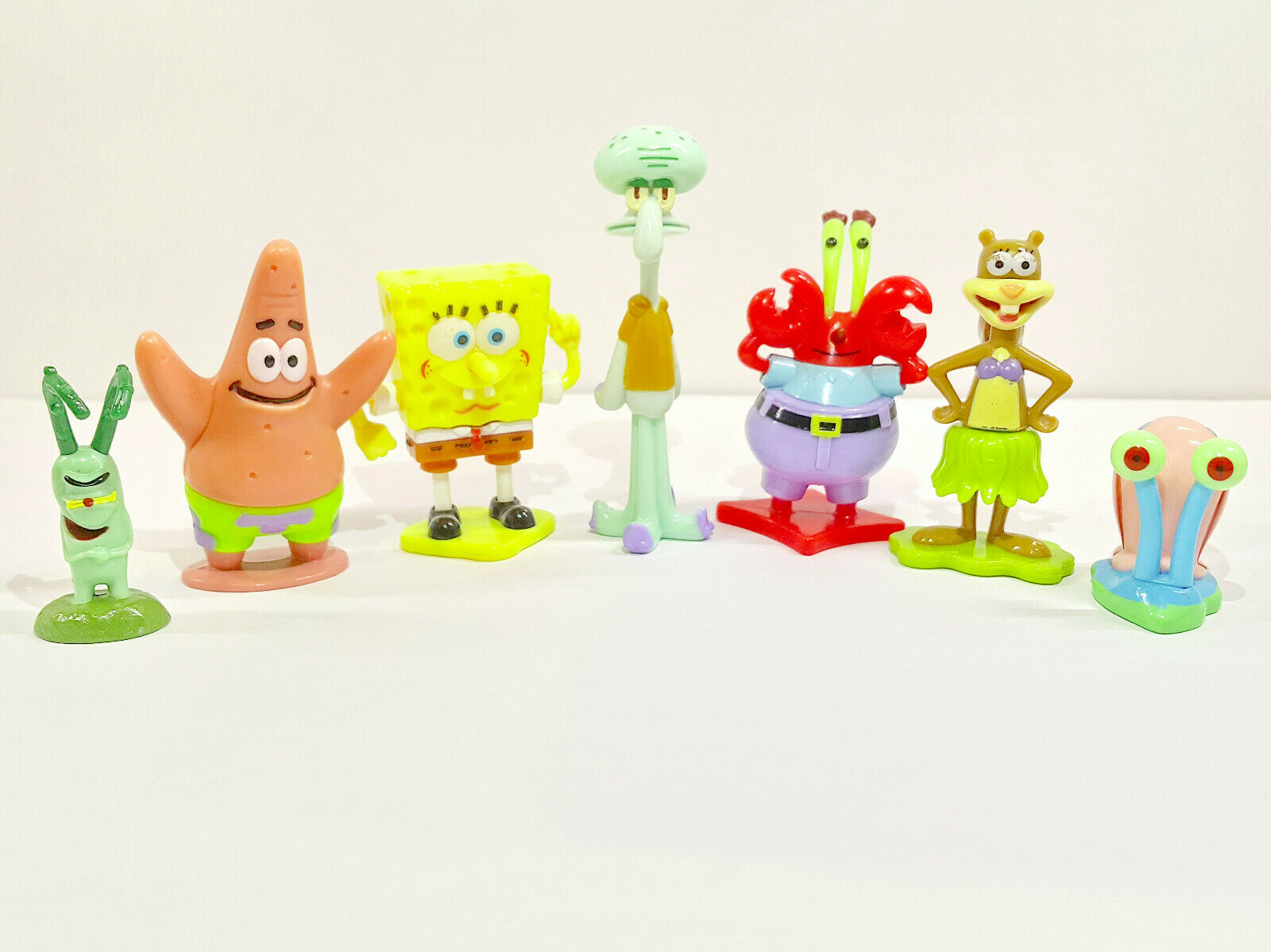 Spongebob Complete Set. Kinder Surprise 2012. Full Set. 7 Toys