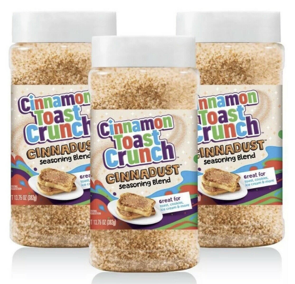 NEW! Cinnamon Toast Crunch CINNADUST Seasoning Blend, 3-Pack (13.75 Oz ...