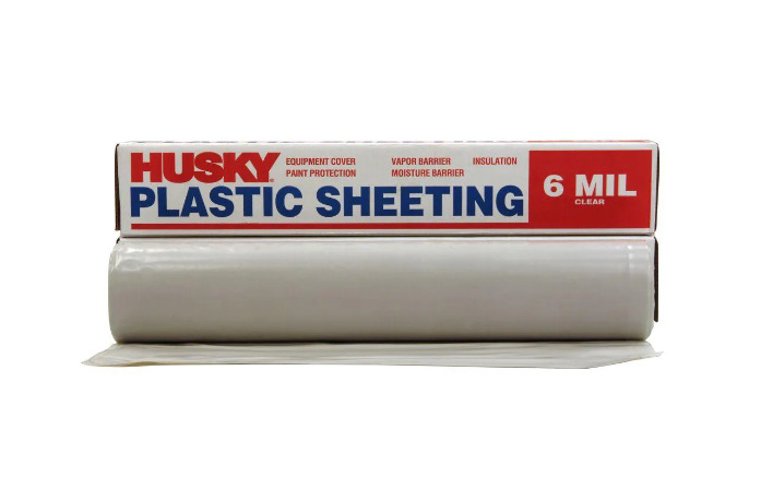 20 Ft. X 50 Ft. Clear 6 Mil Plastic Sheeting, Extra Heavy Duty Coverall 