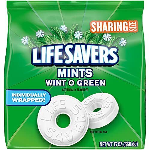 Life Savers Wint-o-green Breath Mints Hard Candy, Sharing Size, 13 Oz Bag