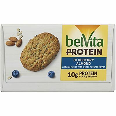 BelVita Protein Soft Baked Biscuits, Blueberry Almond, 4 Pack 1 Biscuit ...