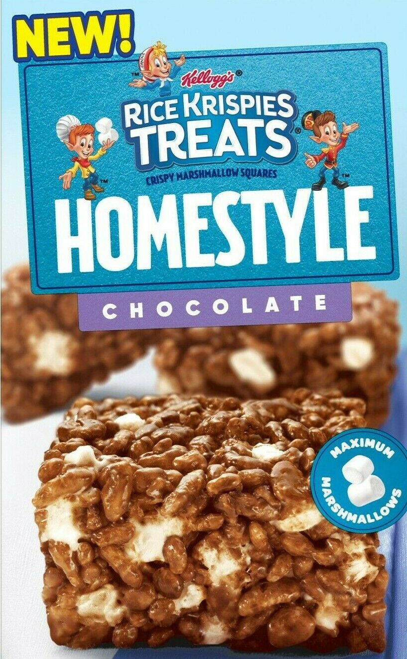 Rice Krispies Treats HOMESTYLE CHOCOLATE 6-Bar Crispy Marshmallow ...