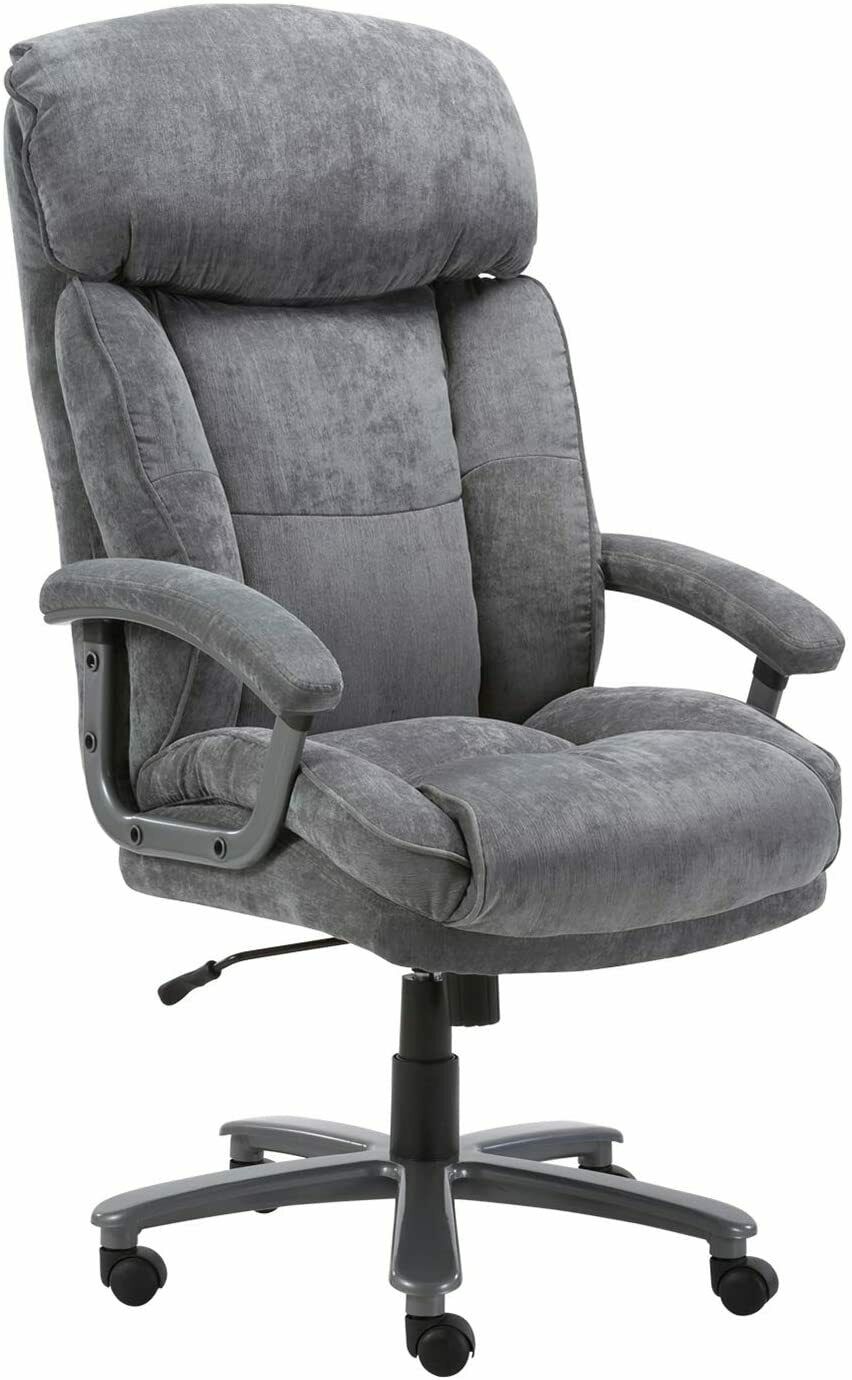 Clatina Ergonomic Tall Executive Office Chair With Upholstered Swivel 400lbs 4493